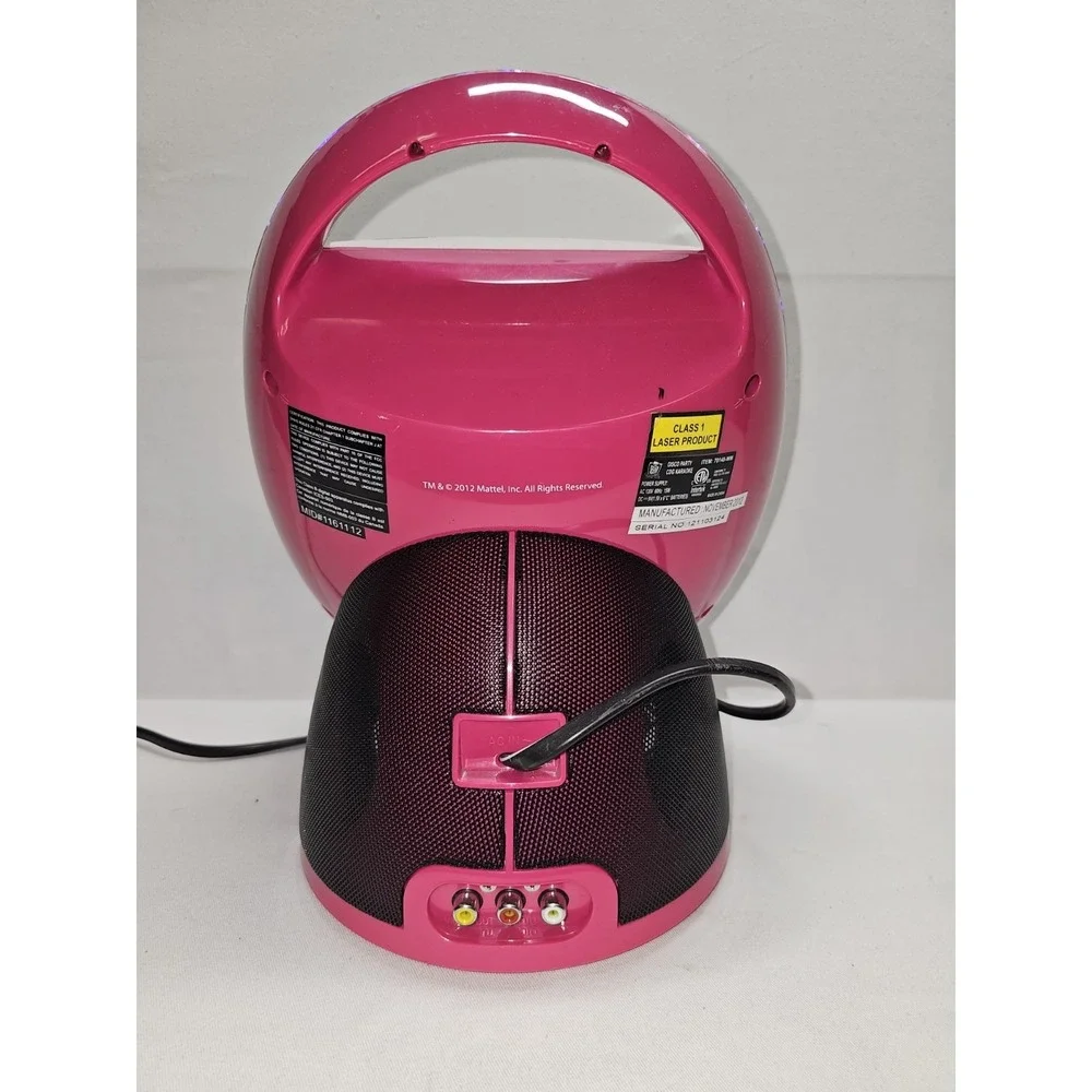 Monster High Disco party CD Player & Karaoke Machine 